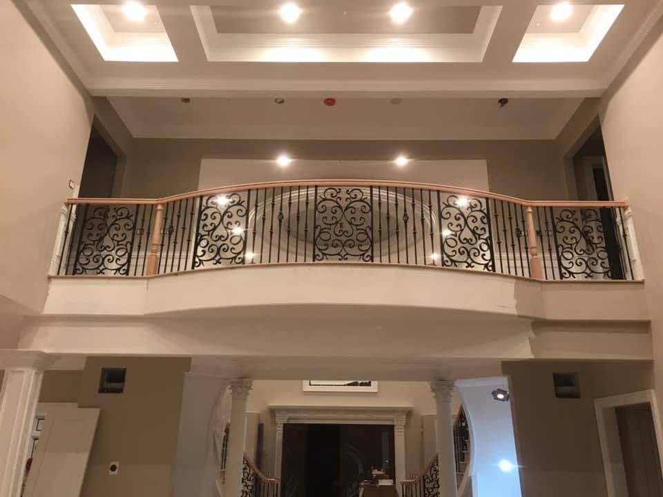 Stair and rail installation