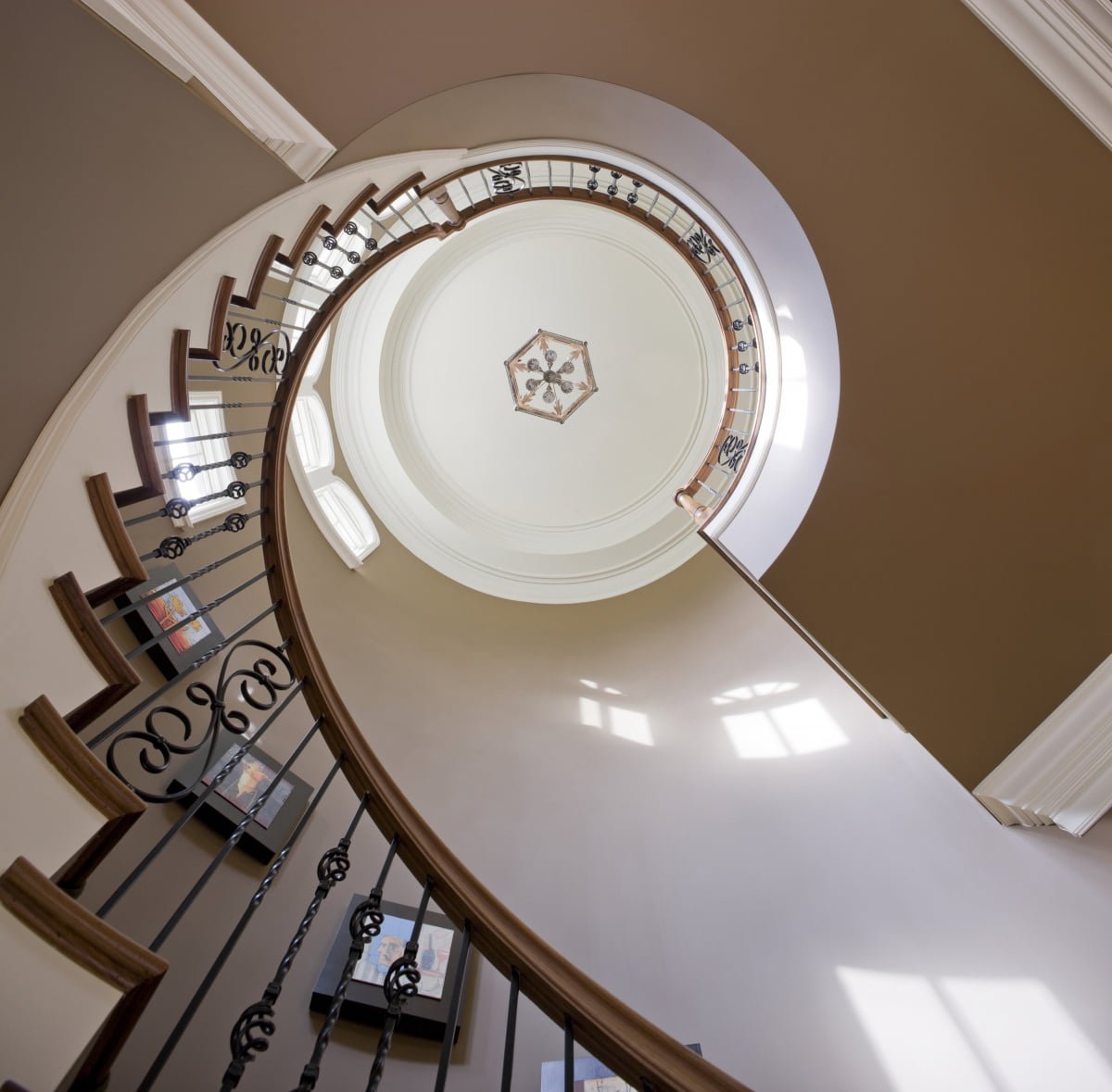 Completed stair and rail project