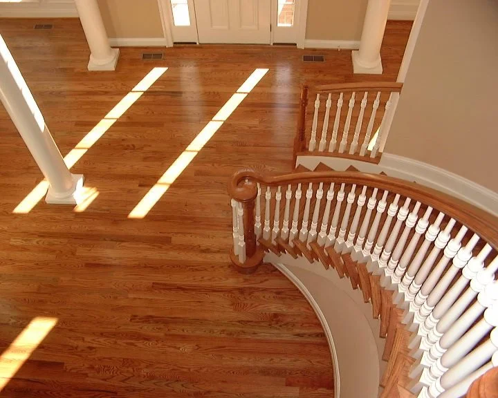 Wood rail system with iron balusters