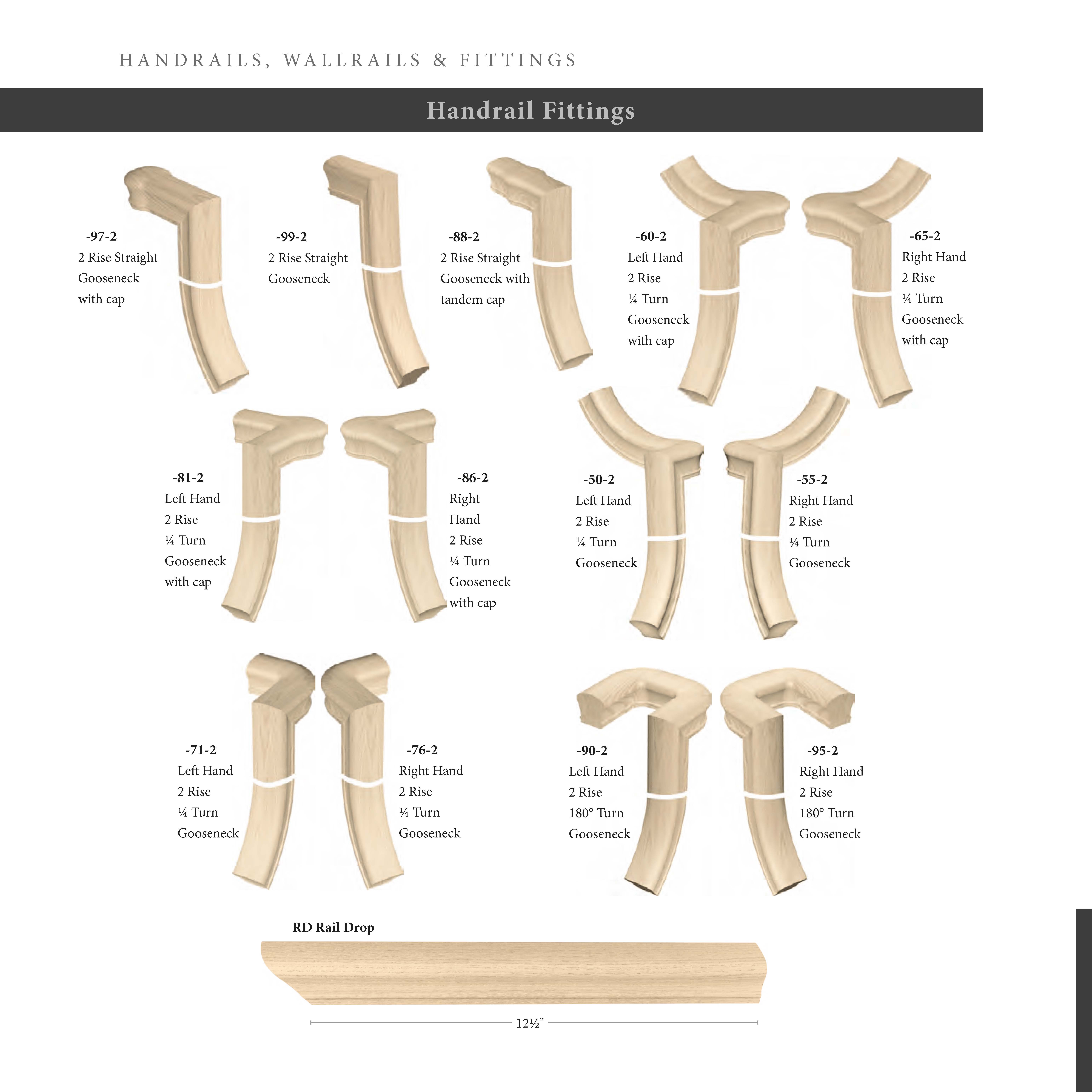 Handrail Fittings - Goosenecks