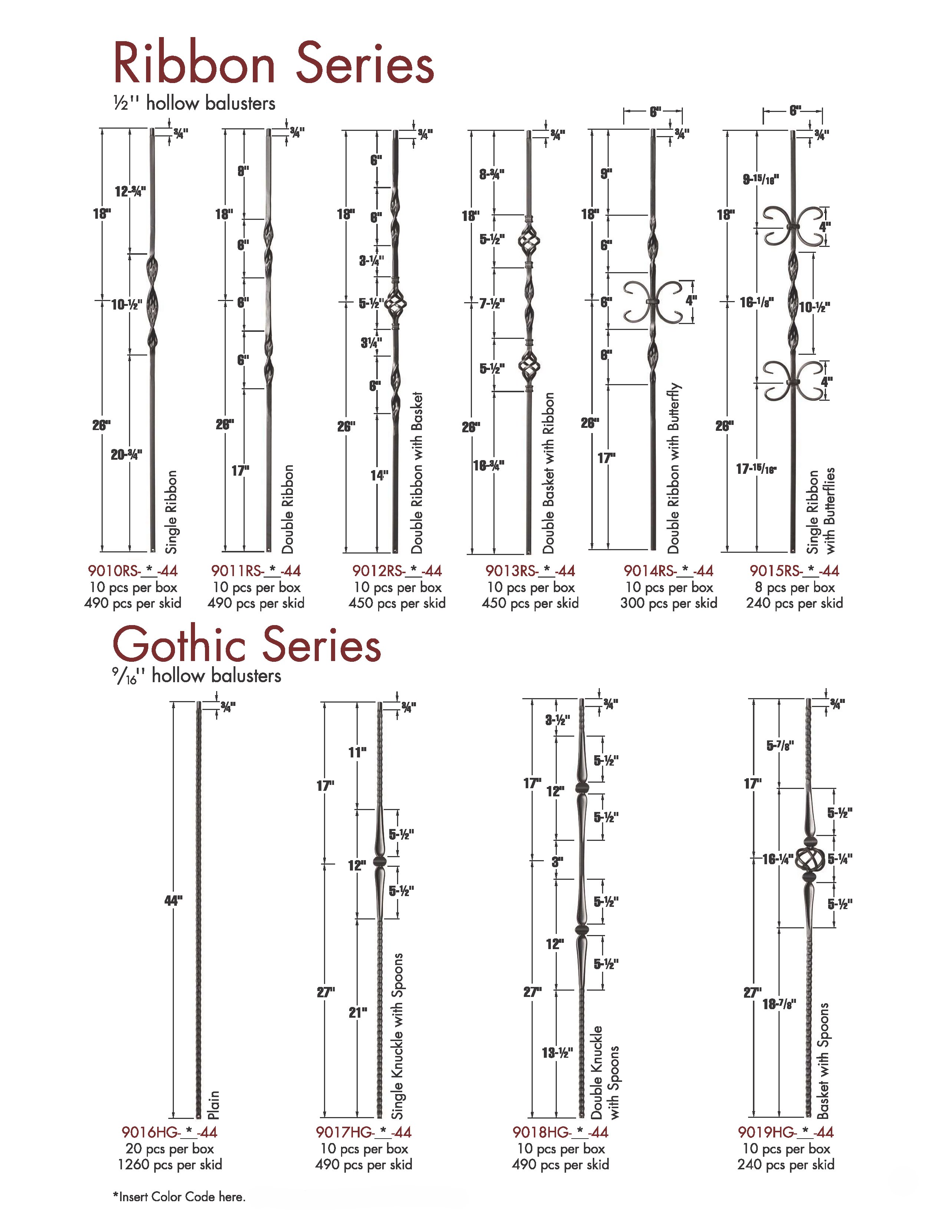 Ribbon & Gothic Series