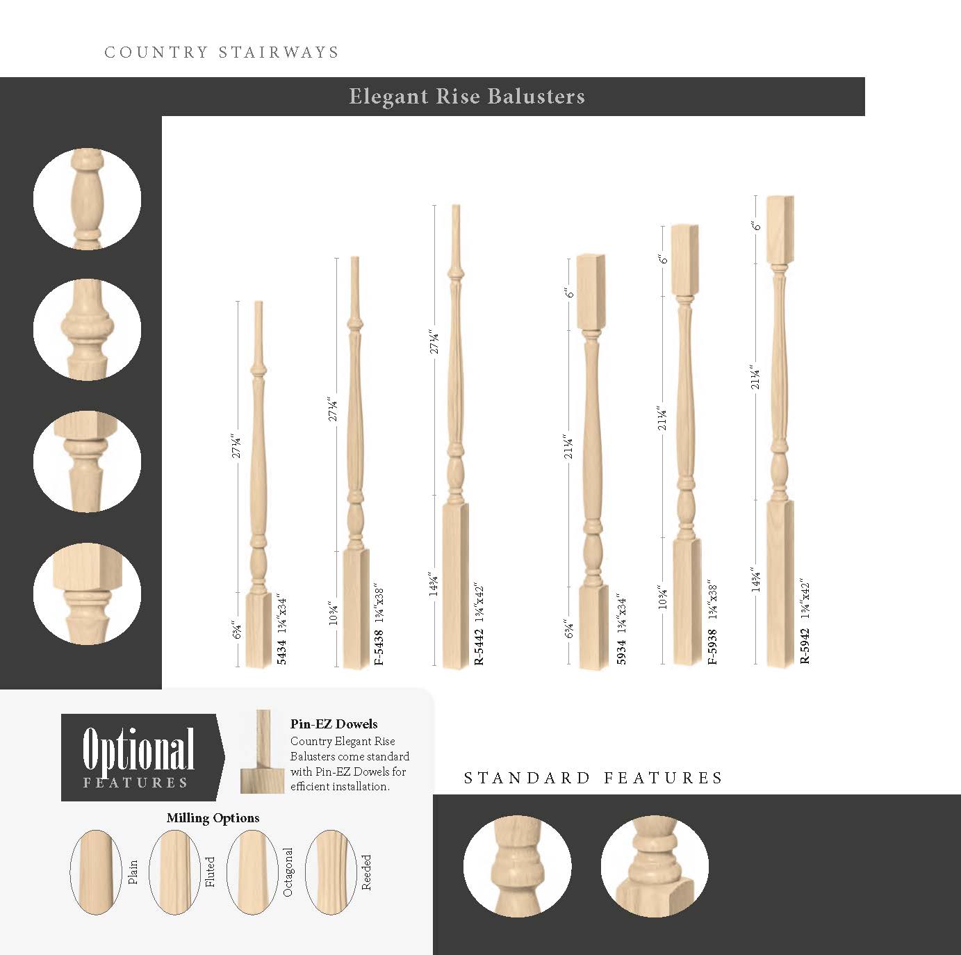 Elegant Rise Balusters