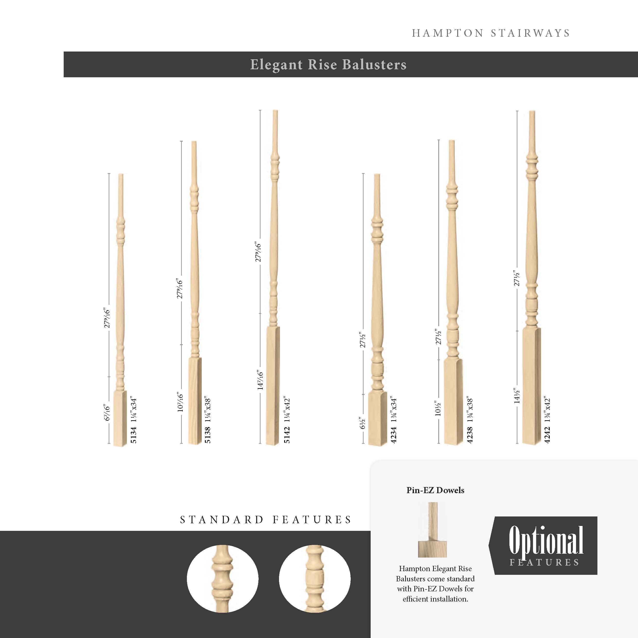 Elegant Rise Balusters