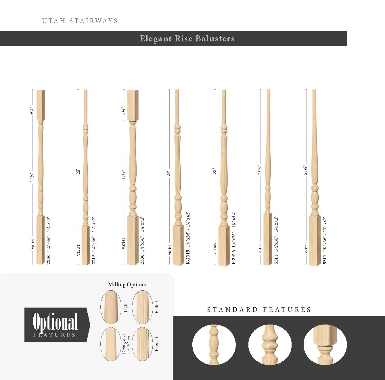 Elegant Rise Balusters